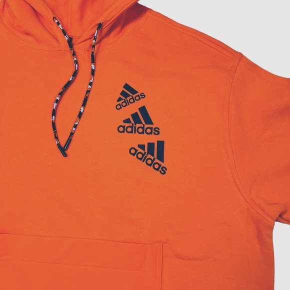 Adidas Men's Essentials BrandLove Fleece Hoodie HL9385 Size XL - Picture 9 of 13